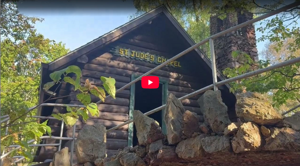 Flying Circus Video of Saint Philip and the Grotto